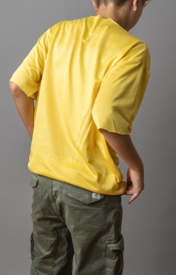 YELLOW OVERSIZED TEE